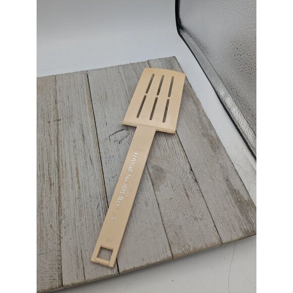 Vintage Vernon USA Nylon Plastic Slotted Spatula Turner Flipper Solid Spoon Tong - Picture 1 of 9